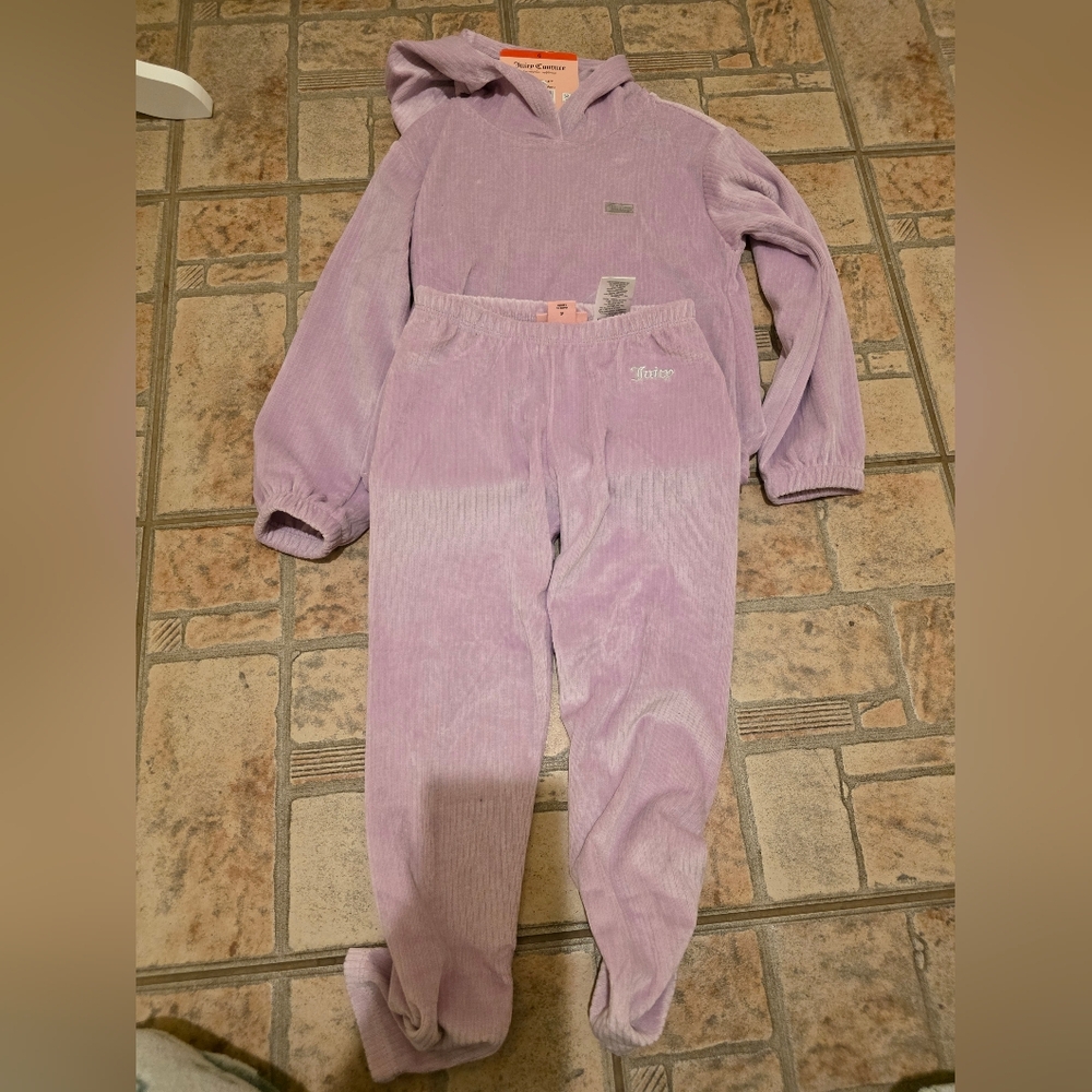 Lavender Velour Tracksuit